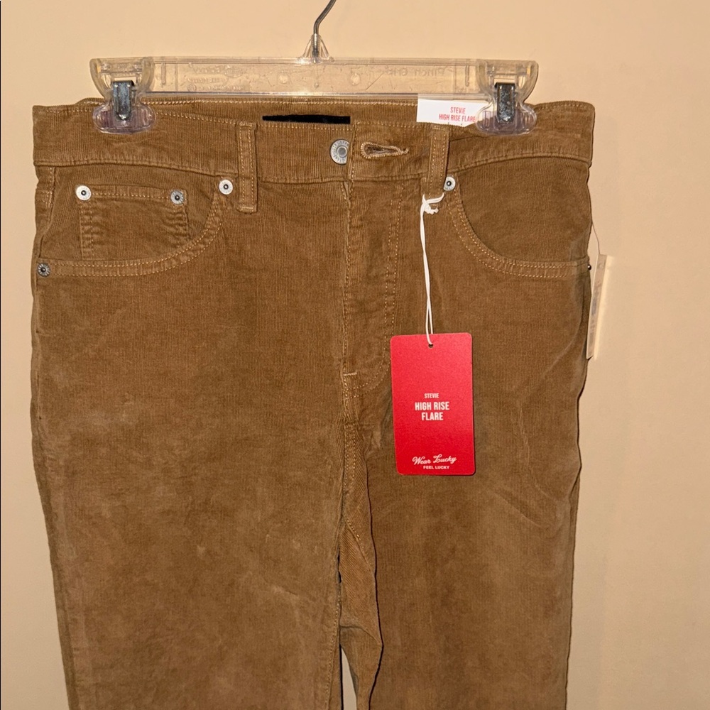 Lucky Brand Brown Flare Corduroy Pants